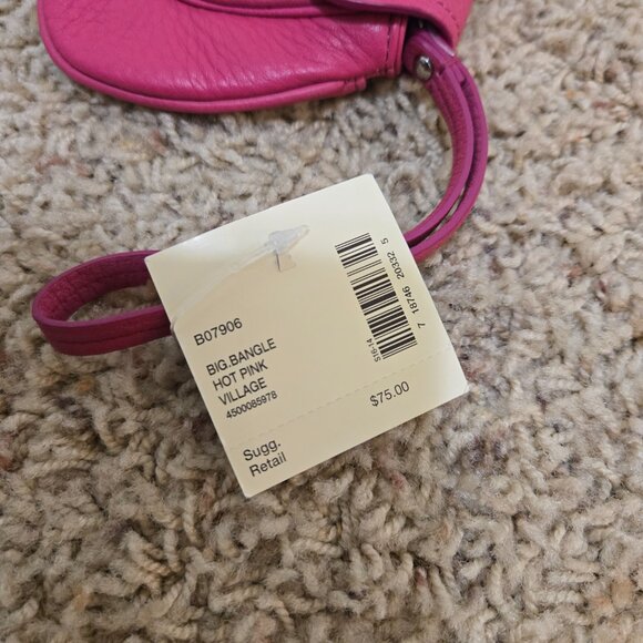 Cole Haan Big Bangle Wristlet, Hot Pink Village NWT - Picture 10 of 11